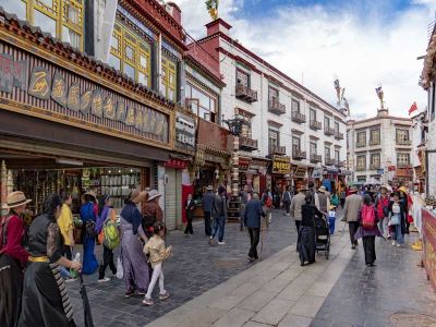 Lhasa Barkhor Street Bazaar