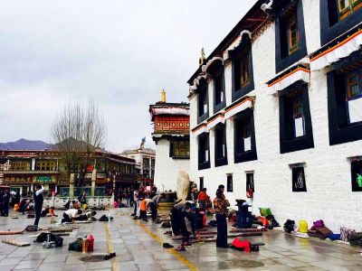 Lhasa Barkhor Street Bazaar