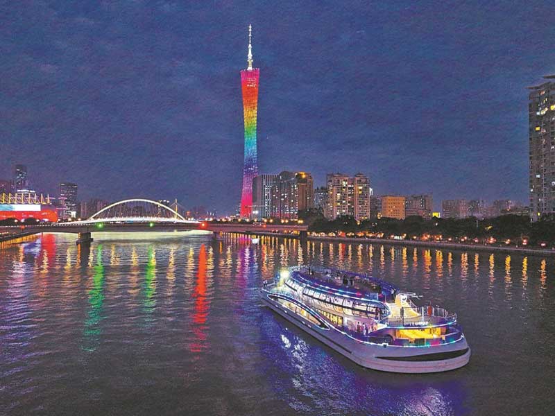 The Pearl River Cruise-Canton River Delta