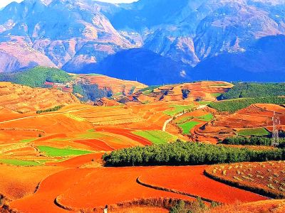 Dongchuan Red Soil Land in Kunming