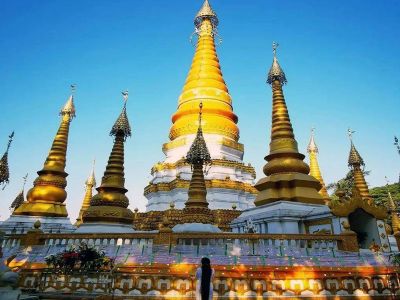 Manfeilong Buddhist Pagoda in Jinghong Xishuangbanna