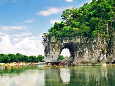 Elephant Trunk Hill Xiangbishan in Guilin Guangxi