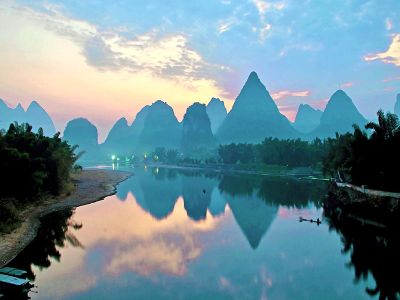 The Li River Lijiang in Guilin Guangxi