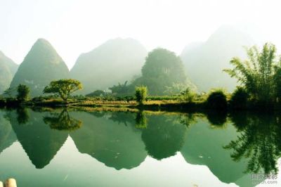 Yulong River and Bamboo Rafting in Yangshuo Guilin