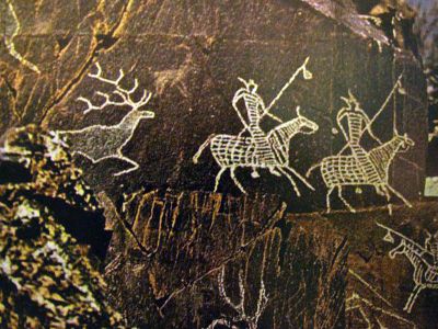 Rock Carvings and Paintings of Helanshan Mountain in Ningxia