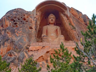Mt. Xumishan Grottoes in Guyuan Ningxia