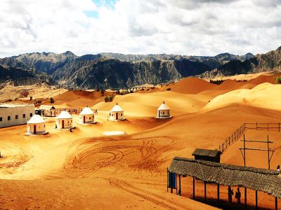 Shapotou National Nature Reserve in Zhongwei Ningxia