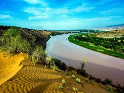 Shapotou National Nature Reserve in Zhongwei