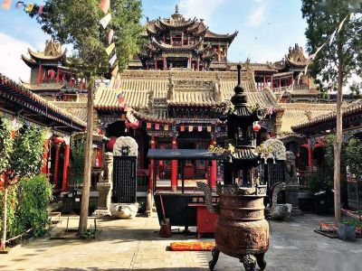 The Gao Miao Temple in Zhongwei