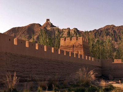 Jiayuguan Overhanging Great Wall