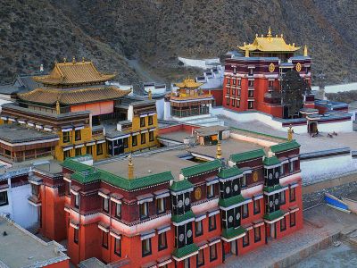 Labrang Monastery in Xiahe Gannan Gansu