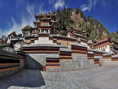 Langmusi Monastery in Luqu Gannan Gansu
