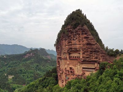 Maijishan Grottoes in Tianshui Gansu