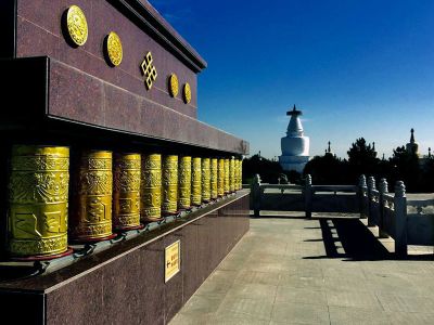 Liangzhou White Pagoda Temple Ruins in Wuwei Gansu