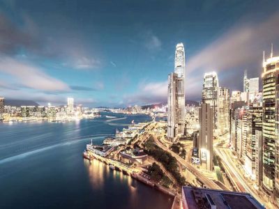 Victoria Harbour in Hong Kong
