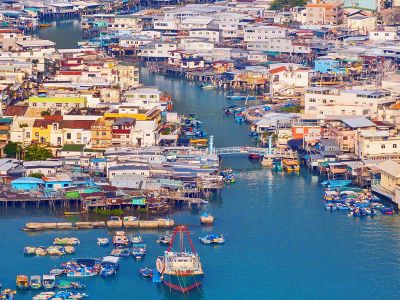 Tai O Island and Tai O Fishing Village in Hong Kong